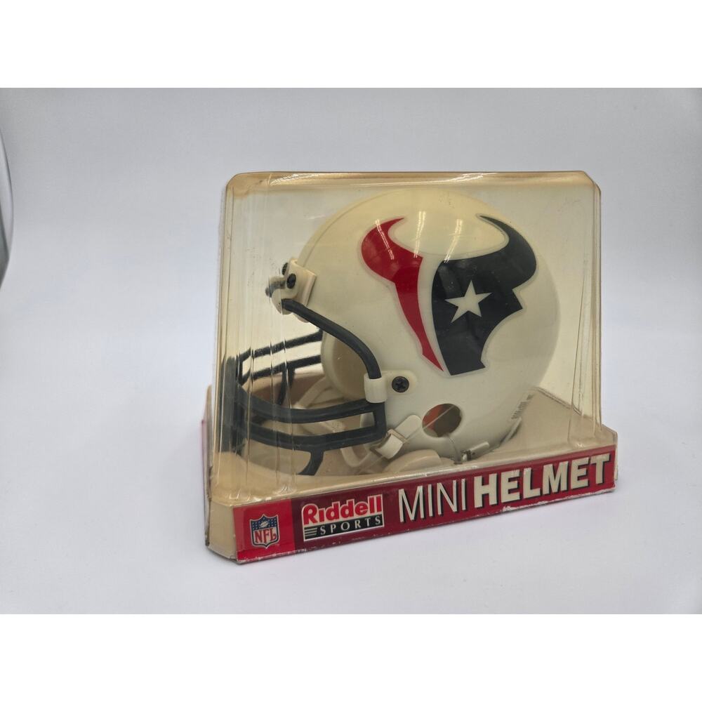 Houston Texans Riddell Mini Football Helmet Display Case NFL